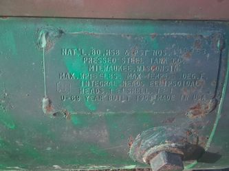 Vintage military air compressor and portable air purification system