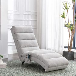Massage Chair gray linen