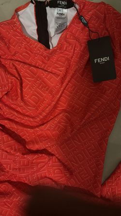 Fendi X Skims Orange Small Women’s  Bodysuit 