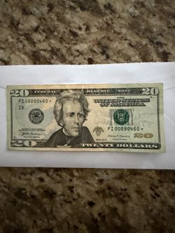 It’s Available, Don’t Ask. $20 Star Note Bill