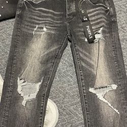 Purple Jeans Size 34 Brand New