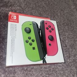 Nintendo Switch Joy Cons Pink And Green 