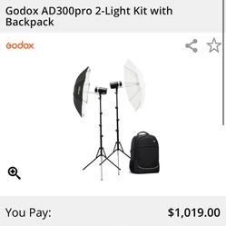 Gordox  AD 300PRO Strobe Lights 