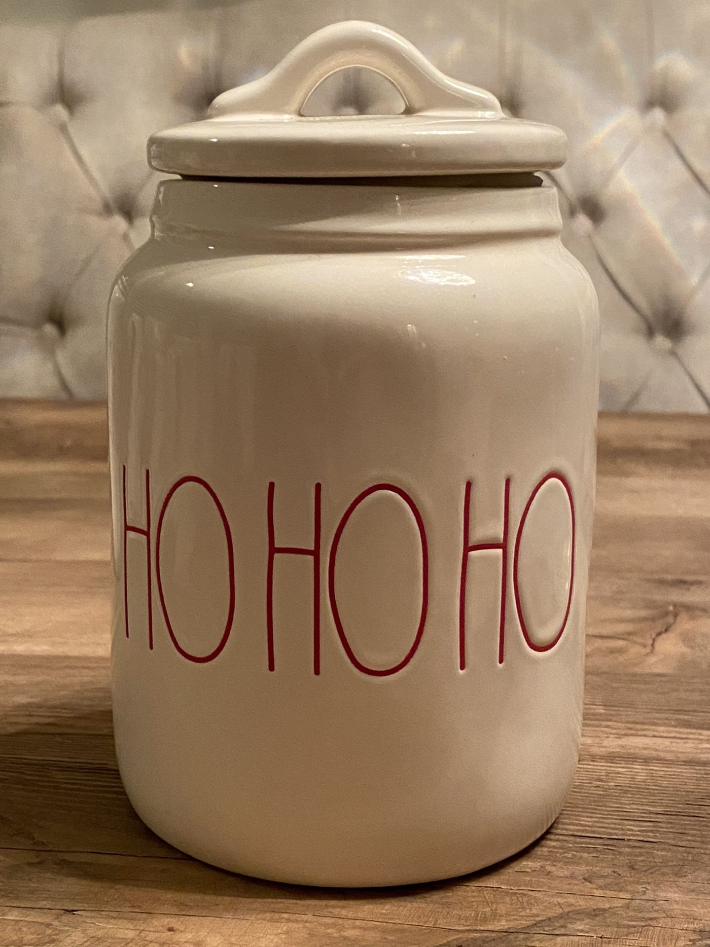 Rae Dunn Ho Ho Ho Canister Small