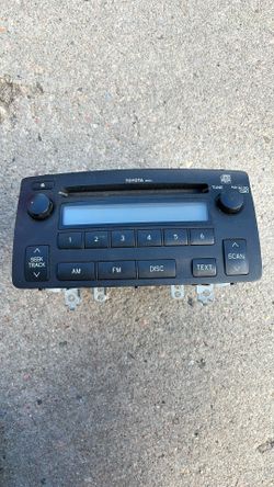 Toyota Stock Radio