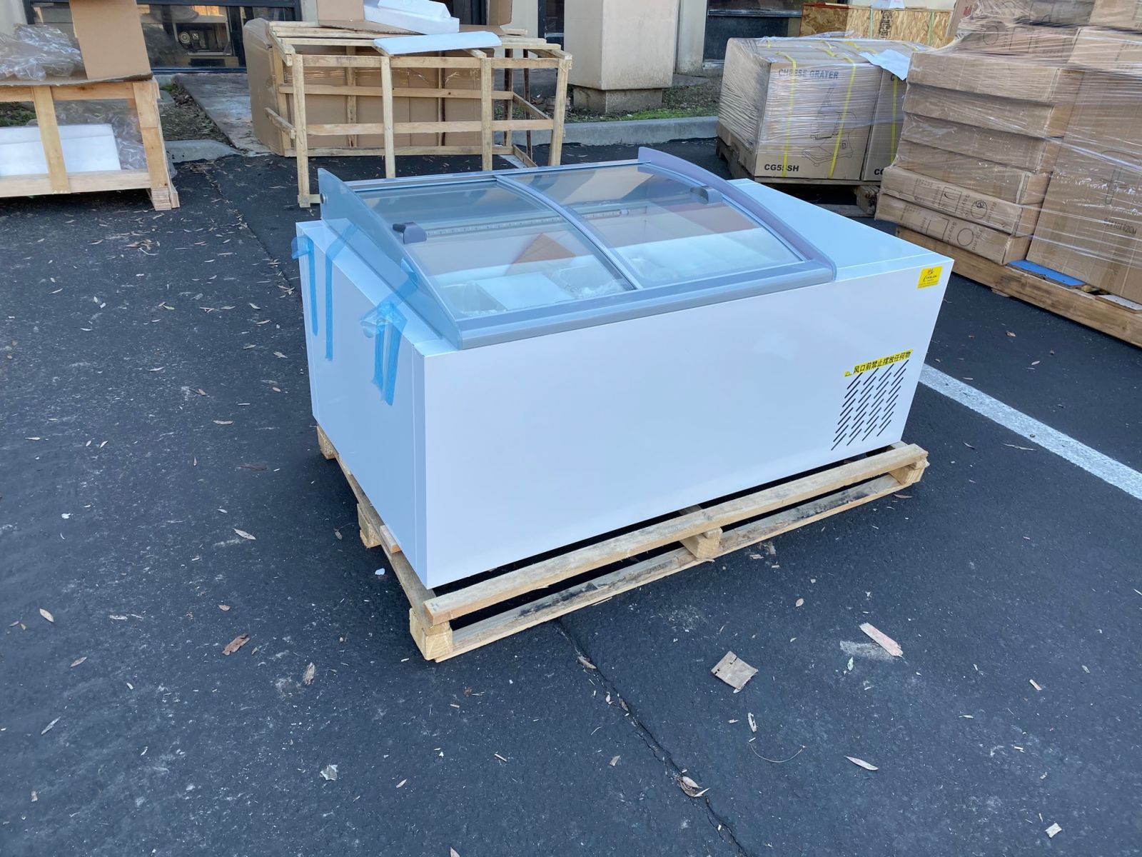 6 pan Counter top Gelato Freezer Display TG-108