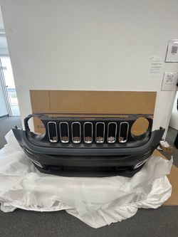 Complete Front Bumper For 2016 2017 2018 2019 Jeep Renegade With Grilles And Fog Lights