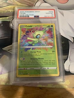Psa 10 Celebi And Psa 9 Pikachu