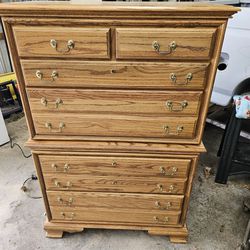 Oak Chest of Drawers, Dresser