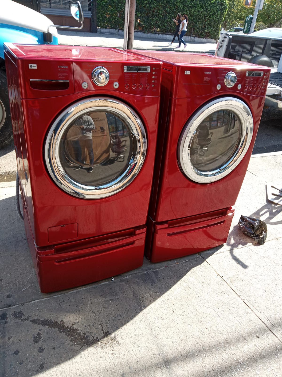 Red Set Washer And Dryer 