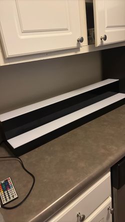 Bottle Display Lights Up