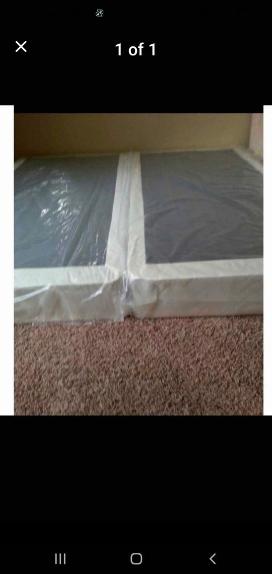King sizes new 2 box spring  can deliver 