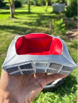 Unique Vintage Concrete Mosaic Planter