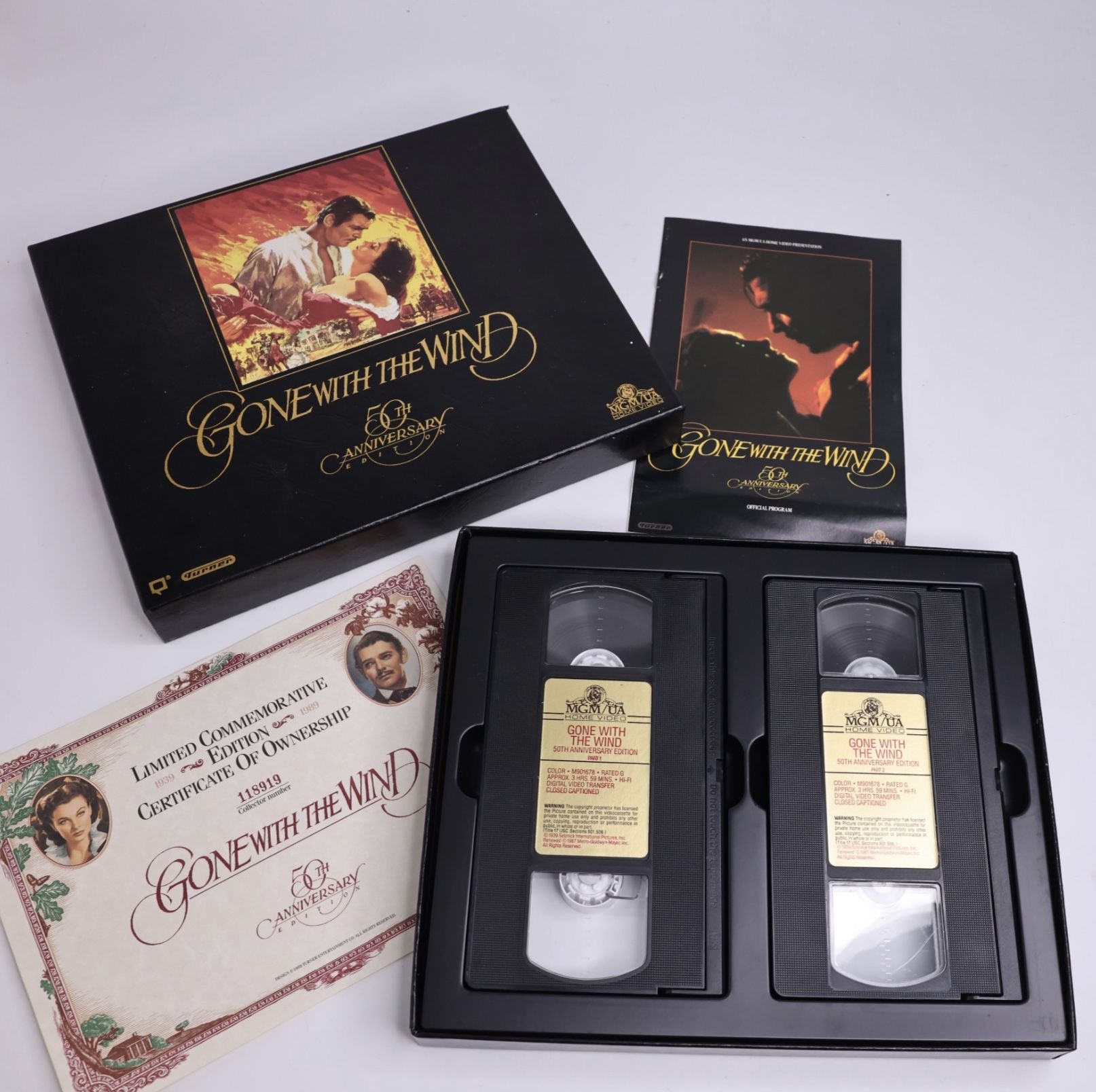 "Gone with the Wind" 50th Anniversary 2-VHS Set