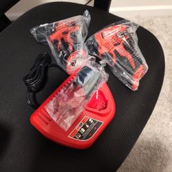 Milwaukee M12 FUEL Brushless Driver And Impact  Kit W 2.0Ah