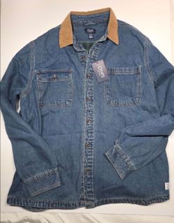 Men's XL Chaps Ralph Lauren Lumberjack Denim Corduroy Jacket XL