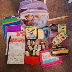 Frozen Backpack Filled With Supplies (NEW)
