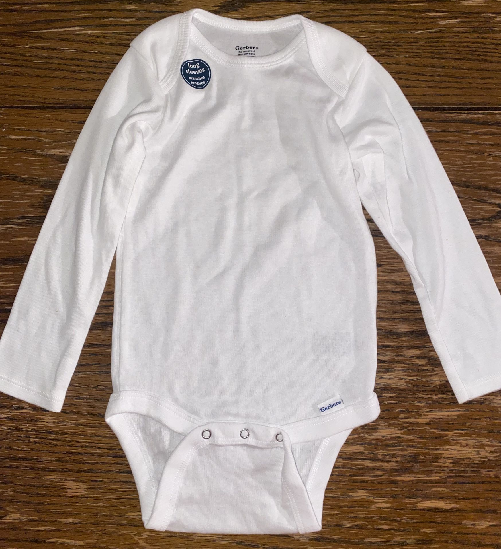 24M Gerber Baby Long-Sleeve Bodysuit 