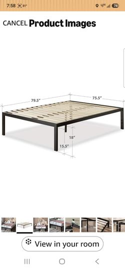 New! King Platform Frame