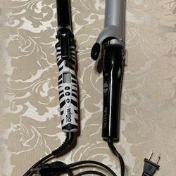 2 Curling Irons Revlon & Wigo OBO