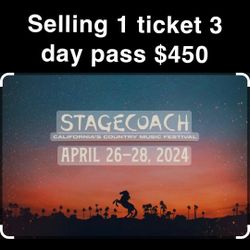 Stagecoach 3 Day Pass