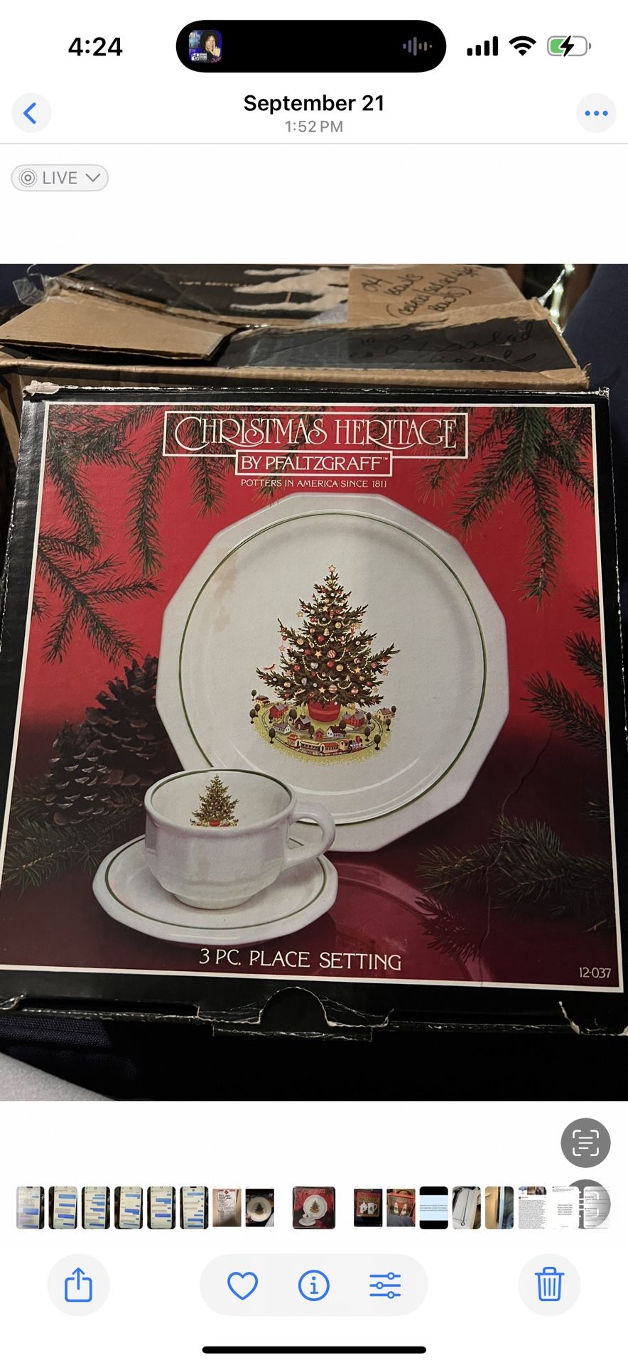 Christmas Heritage sets