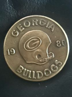 1980 Georgia Bulldogs national championship coin