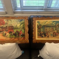 2 Puerto Rico wooden picture Frames 🇵🇷