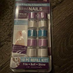 Naked Nails 10pc Refill Kit For Manicure Tool As Seen on TV