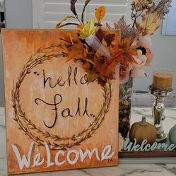Wall Decoration Fall Season 16x20in