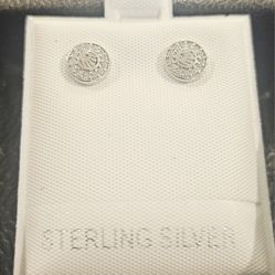 .925 Mexican Silver Stud Earrings 