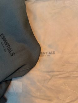 Black essentials hoodie XS