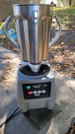 Waring Commercial CB15 1 Gal 3.75HP 3-Speed Electronic Blender Stainless Jar