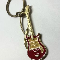 Vintage Guitar Key Chain 
