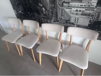 Mid Century Dining Chairs (4)