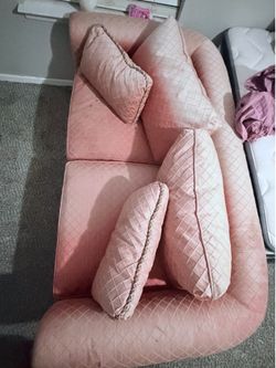 Pink sofa