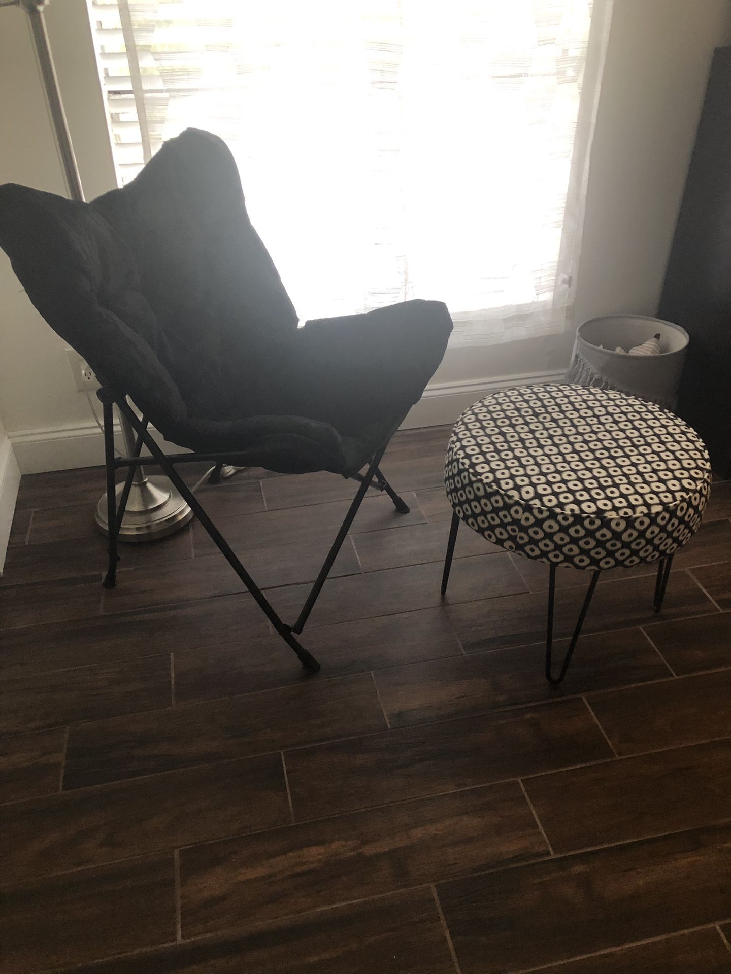 Chair and Foot Stool