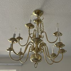 Good - Brass Chandelier 