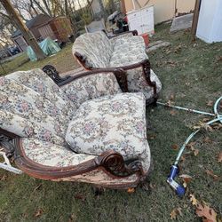 Vintage Sofa And Matching Chair