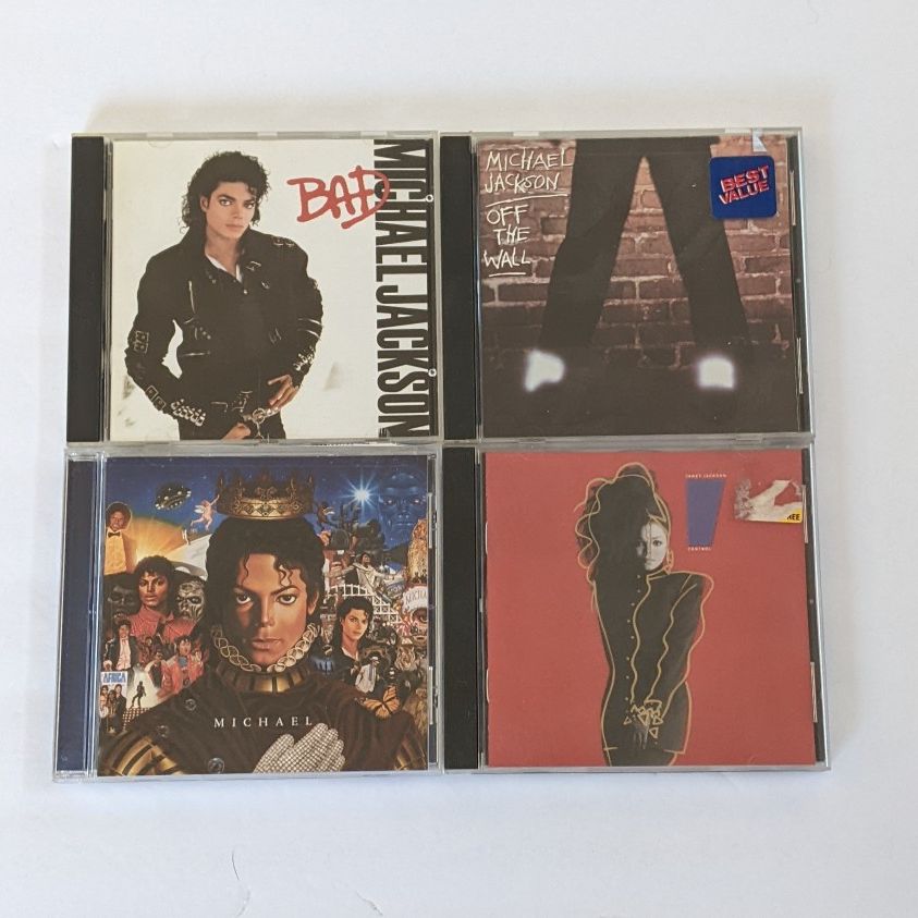 Four CD Albums Michael Jackson & Janet Jackson See More Information Below 