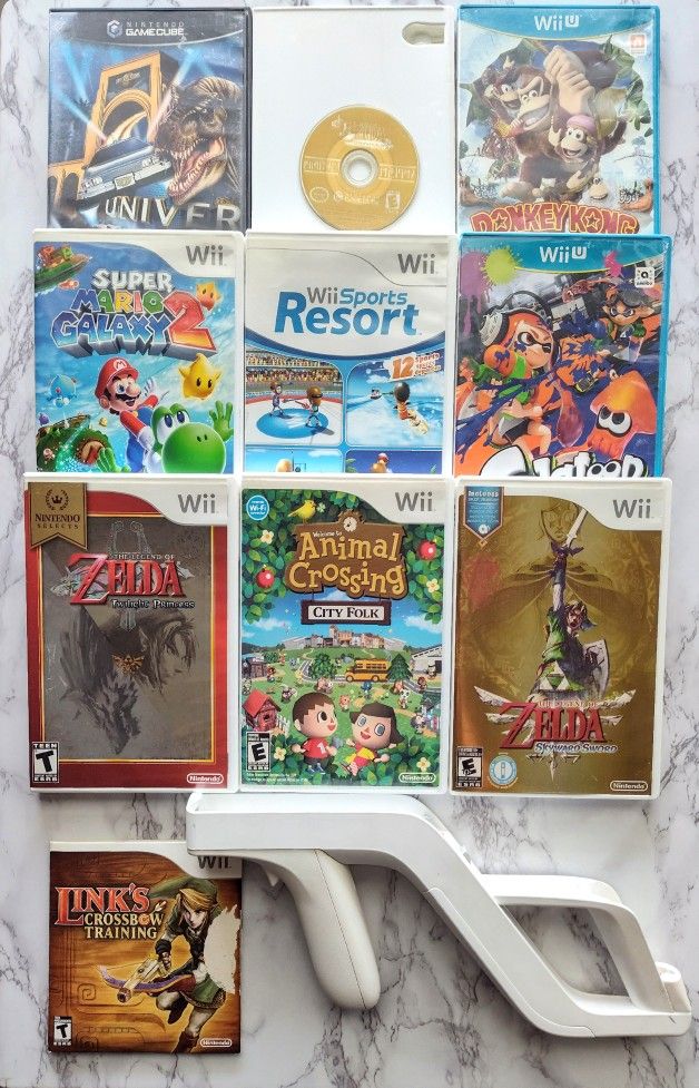 Mario, Zelda Wii Sports And More For Nintendo GameCube, Wii And Wii U TESTED READ DESCRIPTION