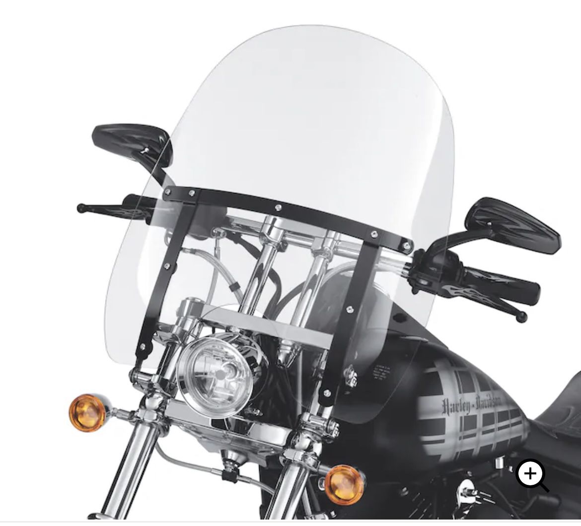 Harley Davidson Quick-Release Compact Windshield 