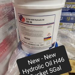 Hydrolic Oil AW46 Bucket 5Gal High Quality 