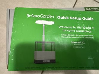 AeroGarden Harvest Elite Indoor Garden Hydroponic System with LED Grow Light