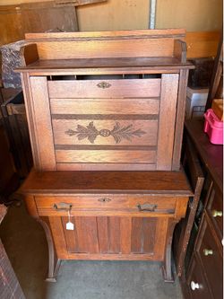 Eastlake-style secretary desk