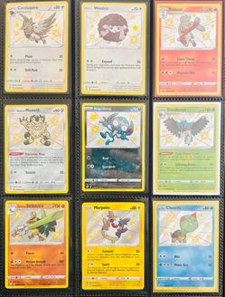 Pokémon cards shiny NM