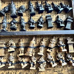 chess checkers table board 24x24 inch