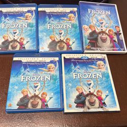 Frozen DVD and Blue Ray