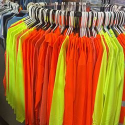 Safety Hoodie Long Sleeve High Visibility Construction Work Shirts Orange Yellow M-2XL