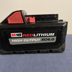 Battery Milwaukee 6.0_ battery Only